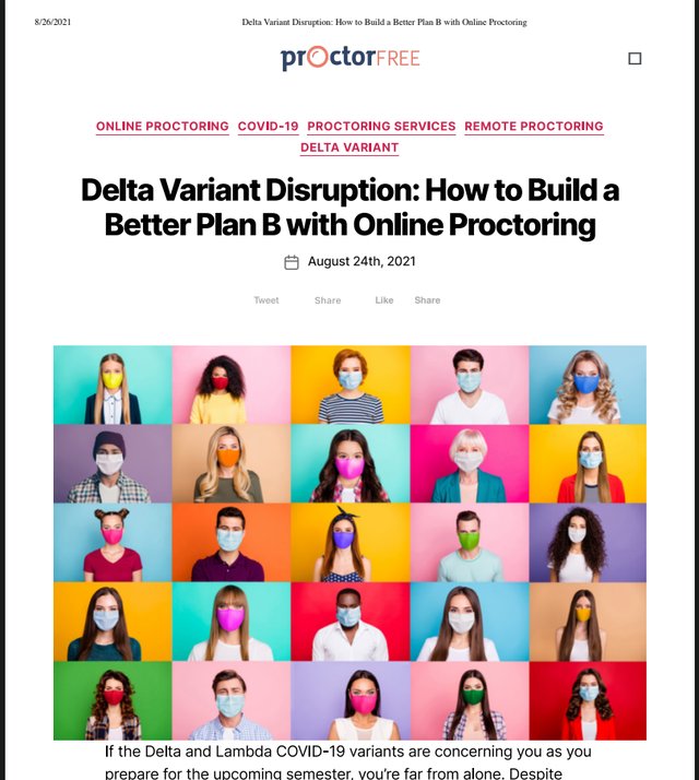 Building a better Plan B with online proctoring