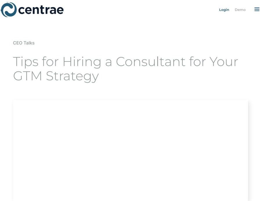 Tips for hiring a GTM consultant