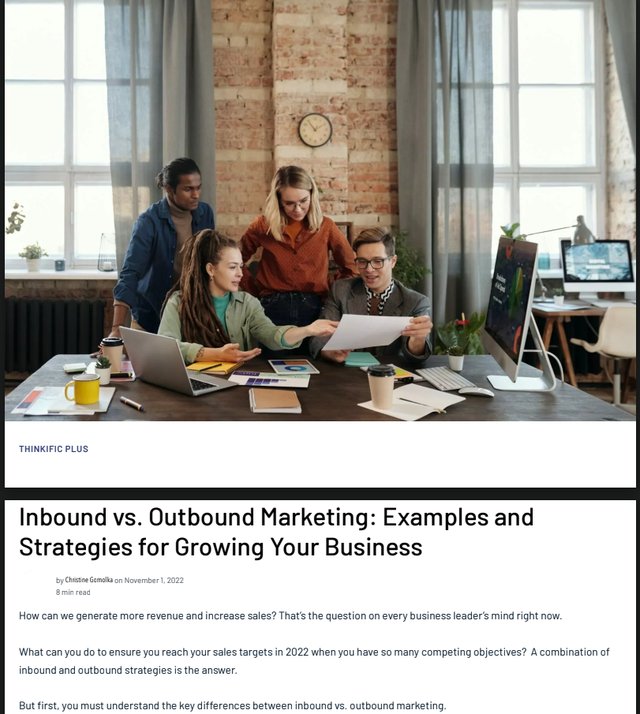 Inbound vs. outbound marketing